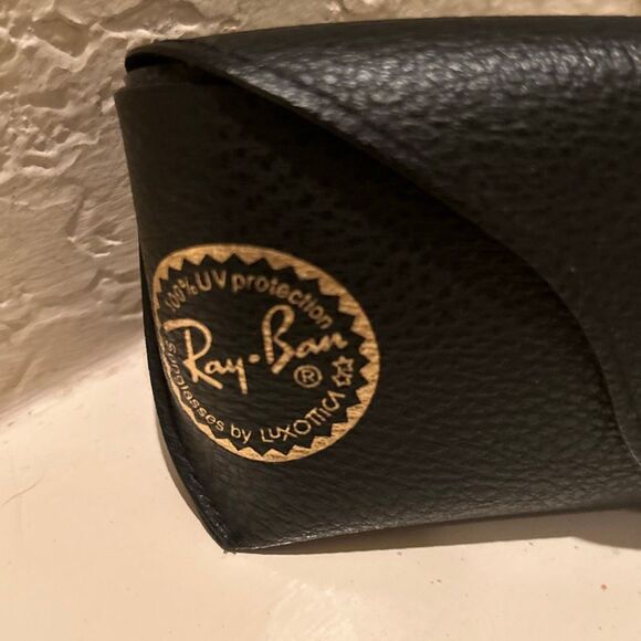 RayBan Aviator Sunglasses Classic Gold Metal Frames Pink Mirrored Lens With Case - Picture 9 of 10